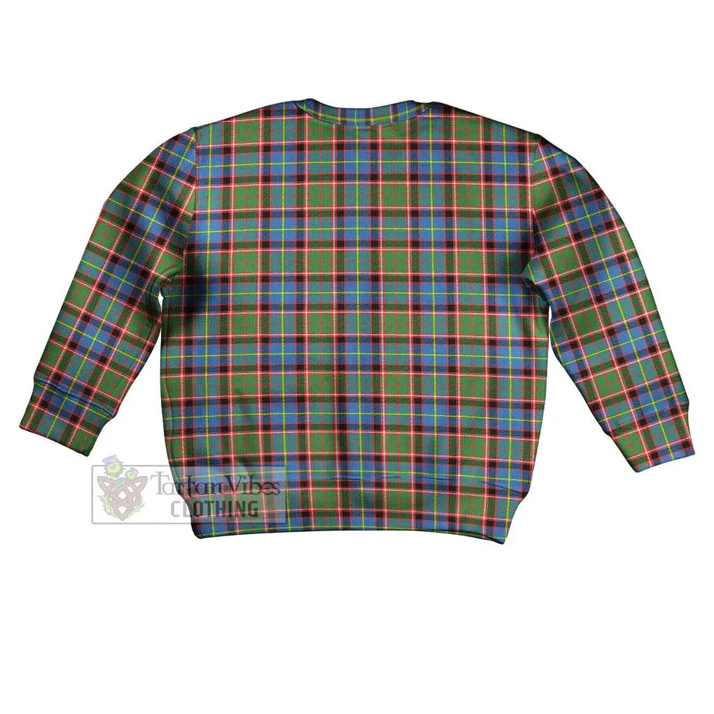 Aikenhead Tartan Kid Ugly Sweater with Family Crest