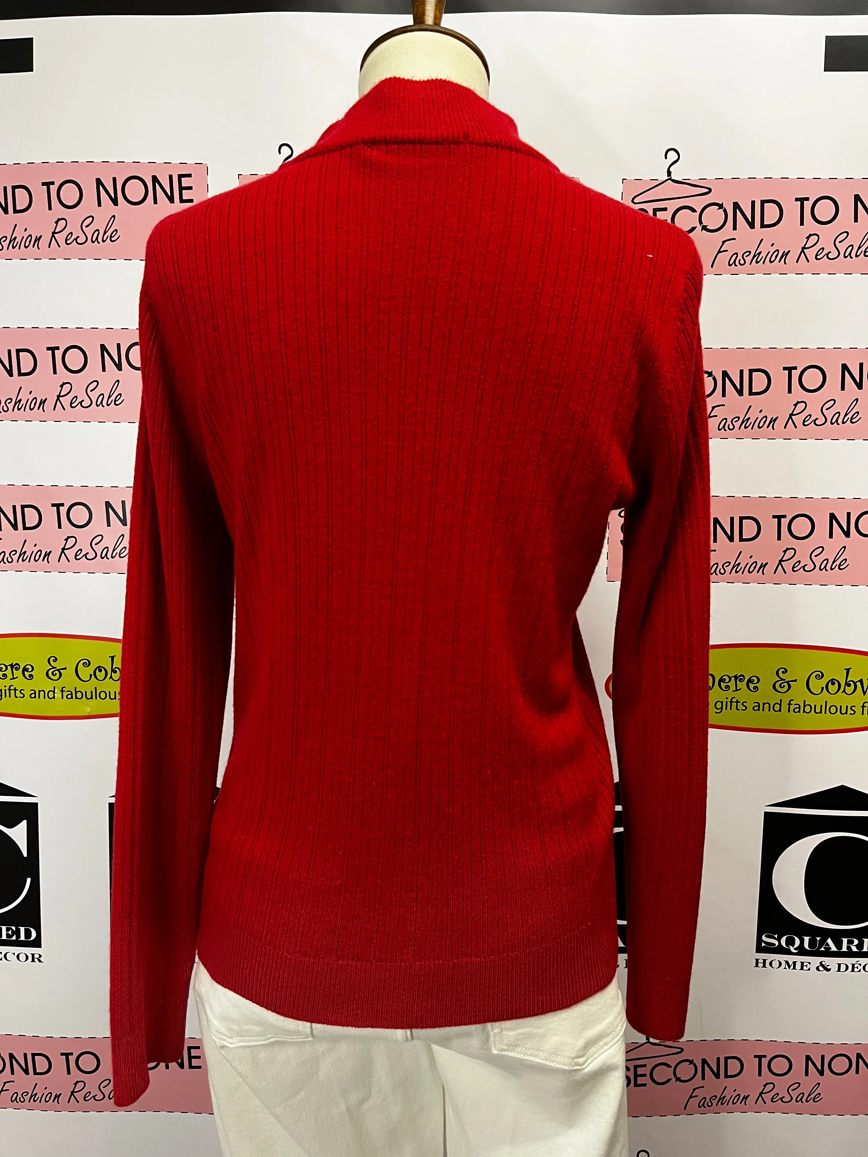 Alia Mock Neck Sweater (Size M)