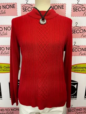 Alia Mock Neck Sweater (Size M)