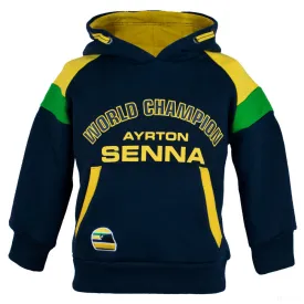 Ayrton Senna Kids Sweater, Racing, Blue, 2020