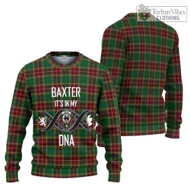 Baxter Tartan Ugly Sweater with Family Crest DNA In Me Style