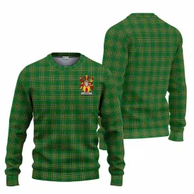 Breen Irish Clan Tartan Knitted Sweater with Coat of Arms