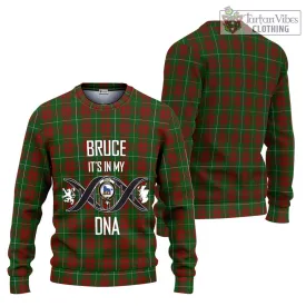 Bruce Hunting Tartan Ugly Sweater with Family Crest DNA In Me Style