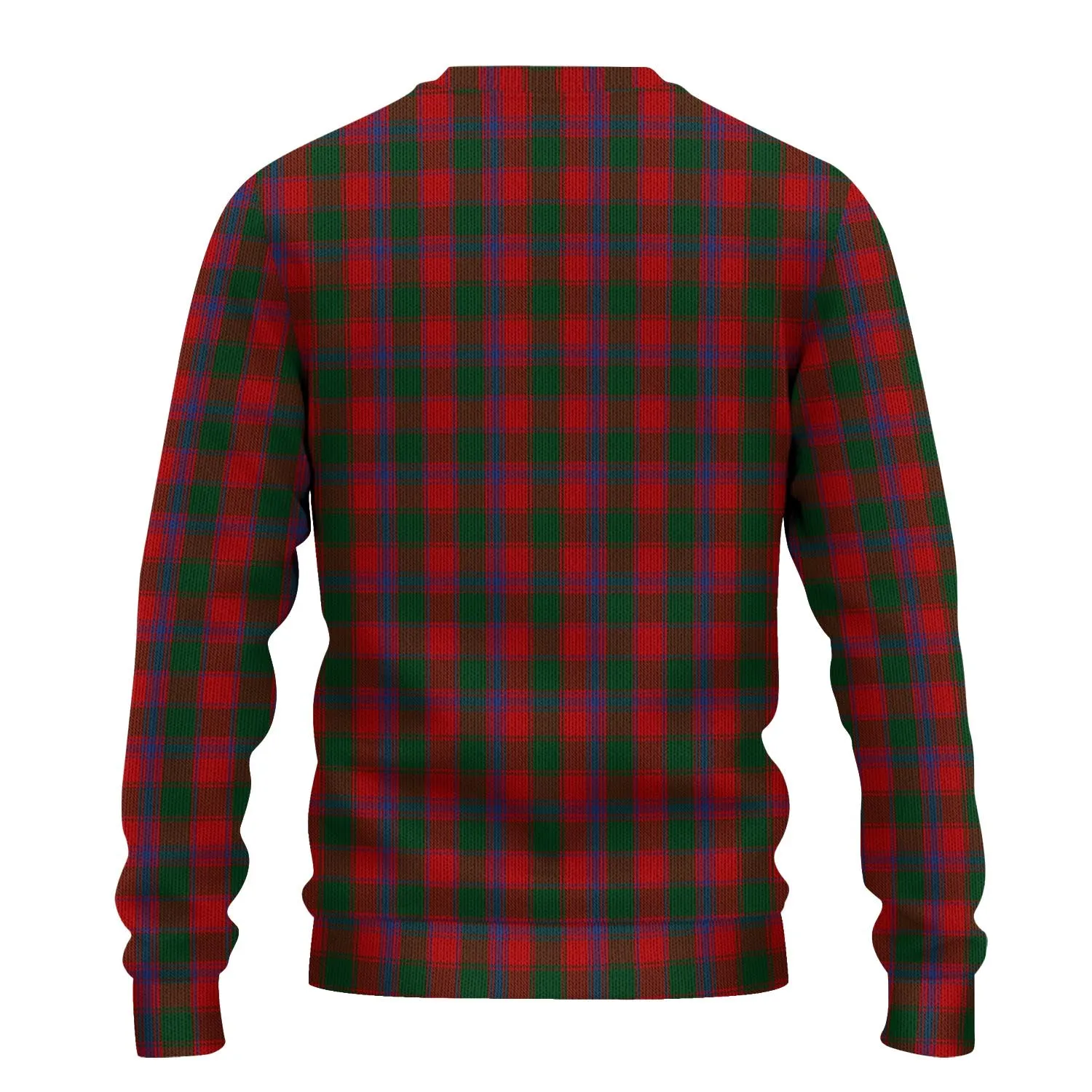 Bruce Old Tartan Ugly Sweater with Family Crest