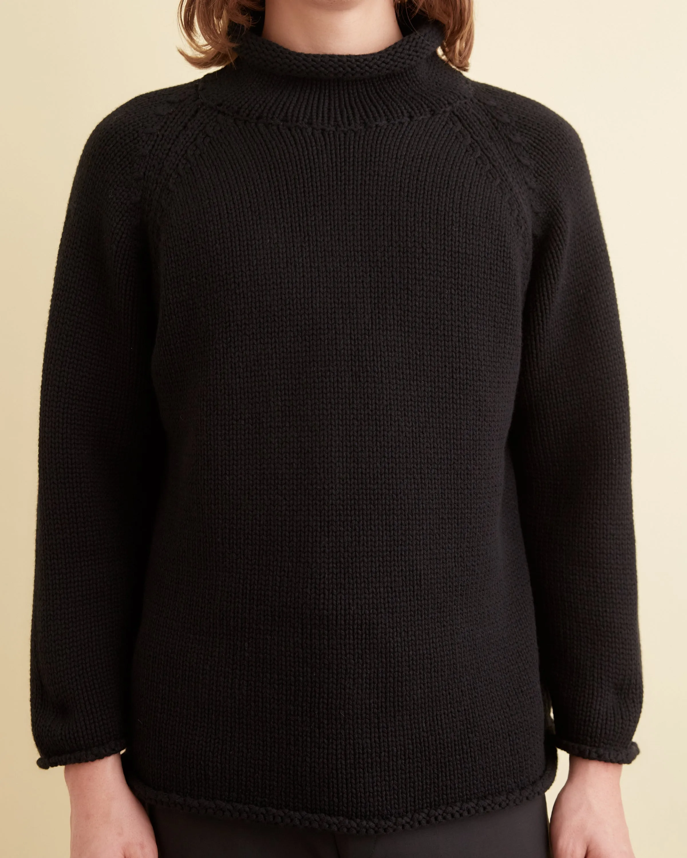 Cashmere Rollneck - Black