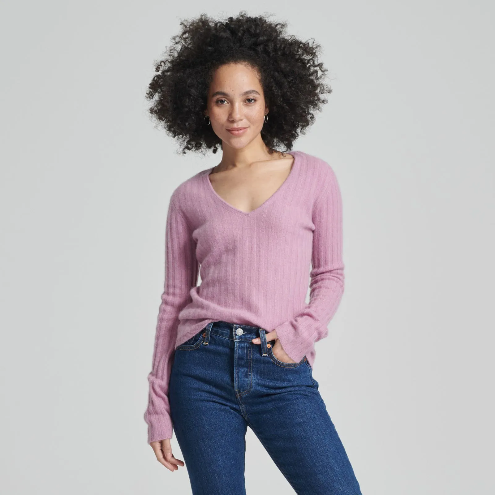 Cashmere Scoop Sweater