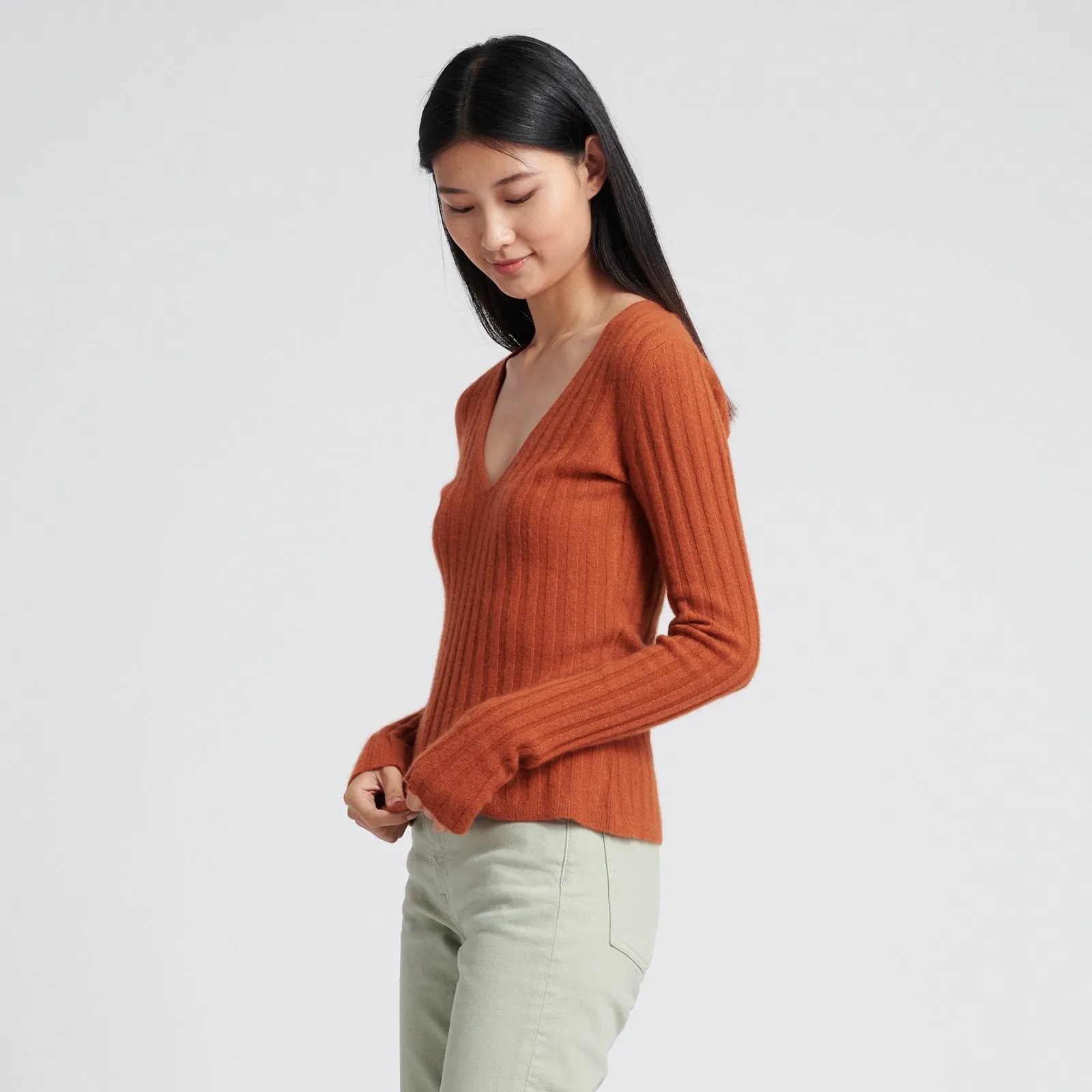 Cashmere Scoop Sweater