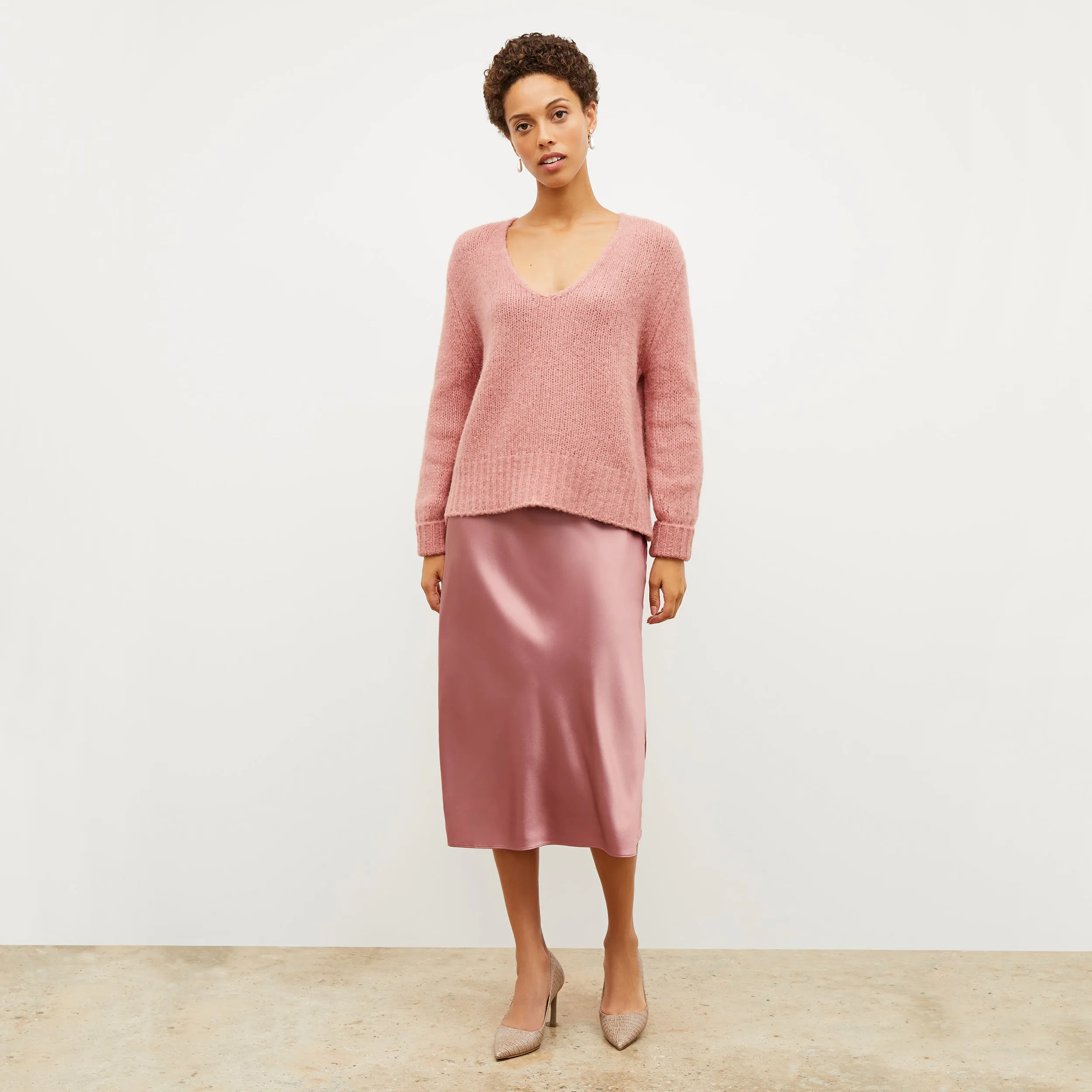 Cathy Sweater - Fine Alpaca :: Himalayan Salt