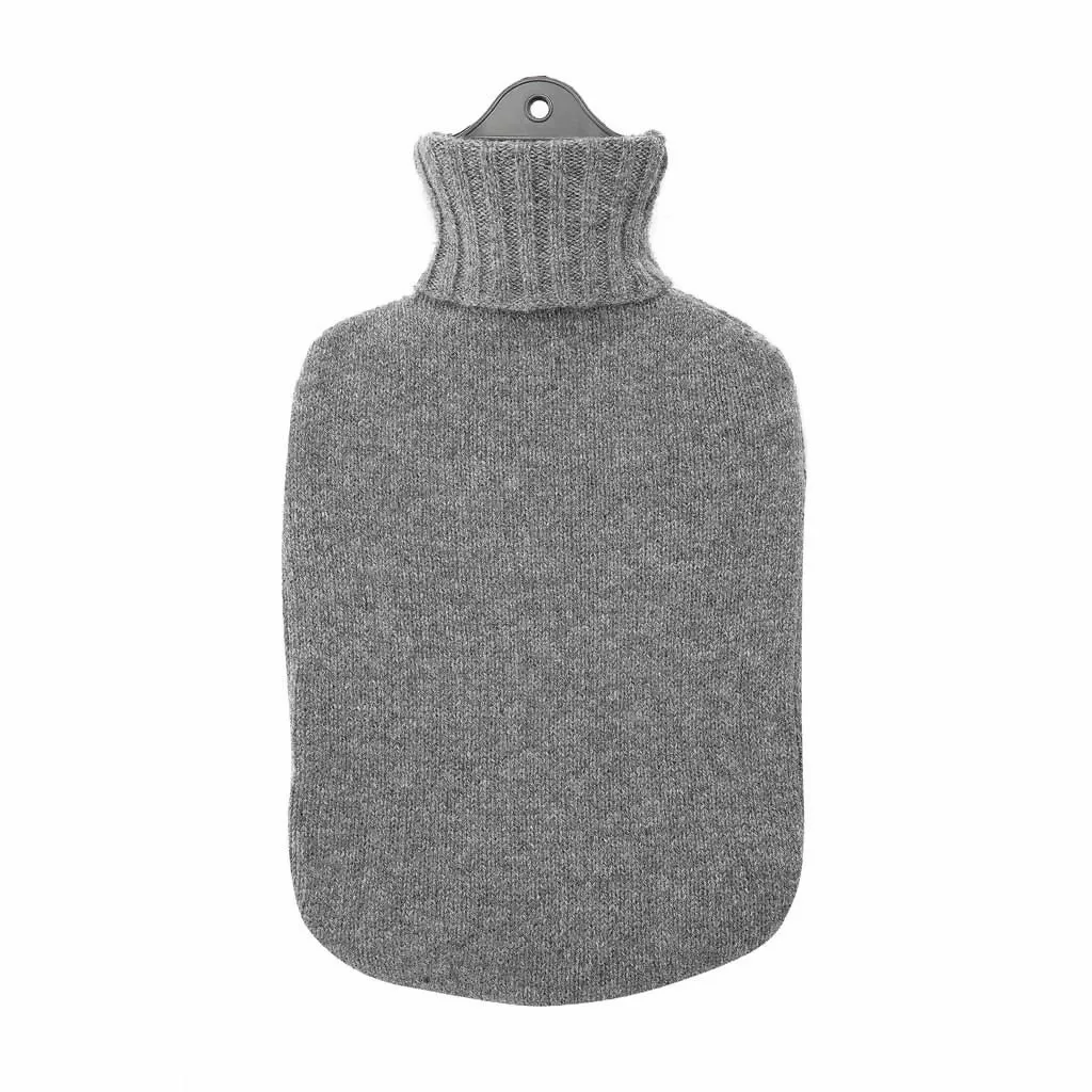 Charcoal Heather - Lambswool Hot Water Bottle