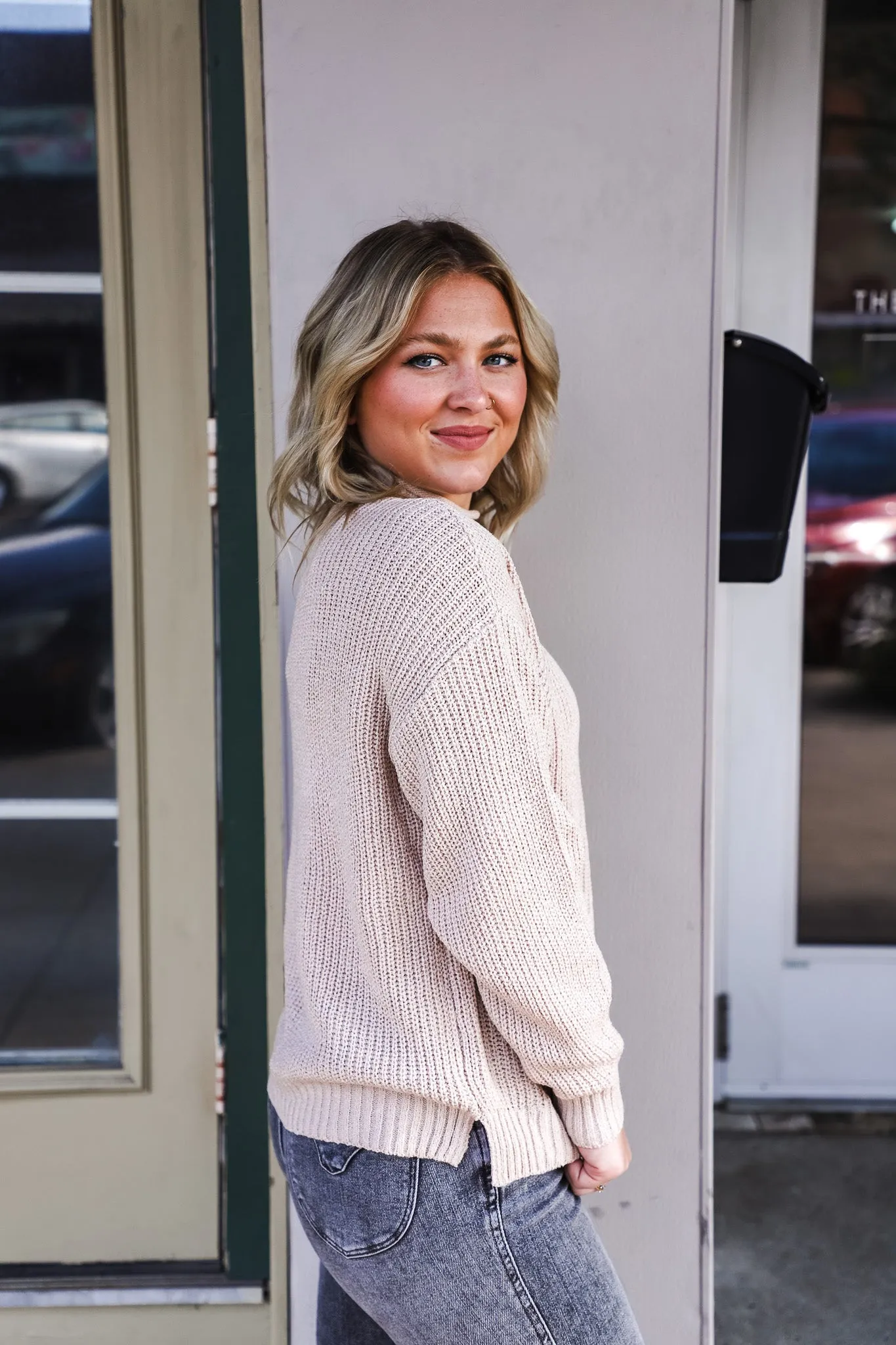 Chunky Mockneck Sweater