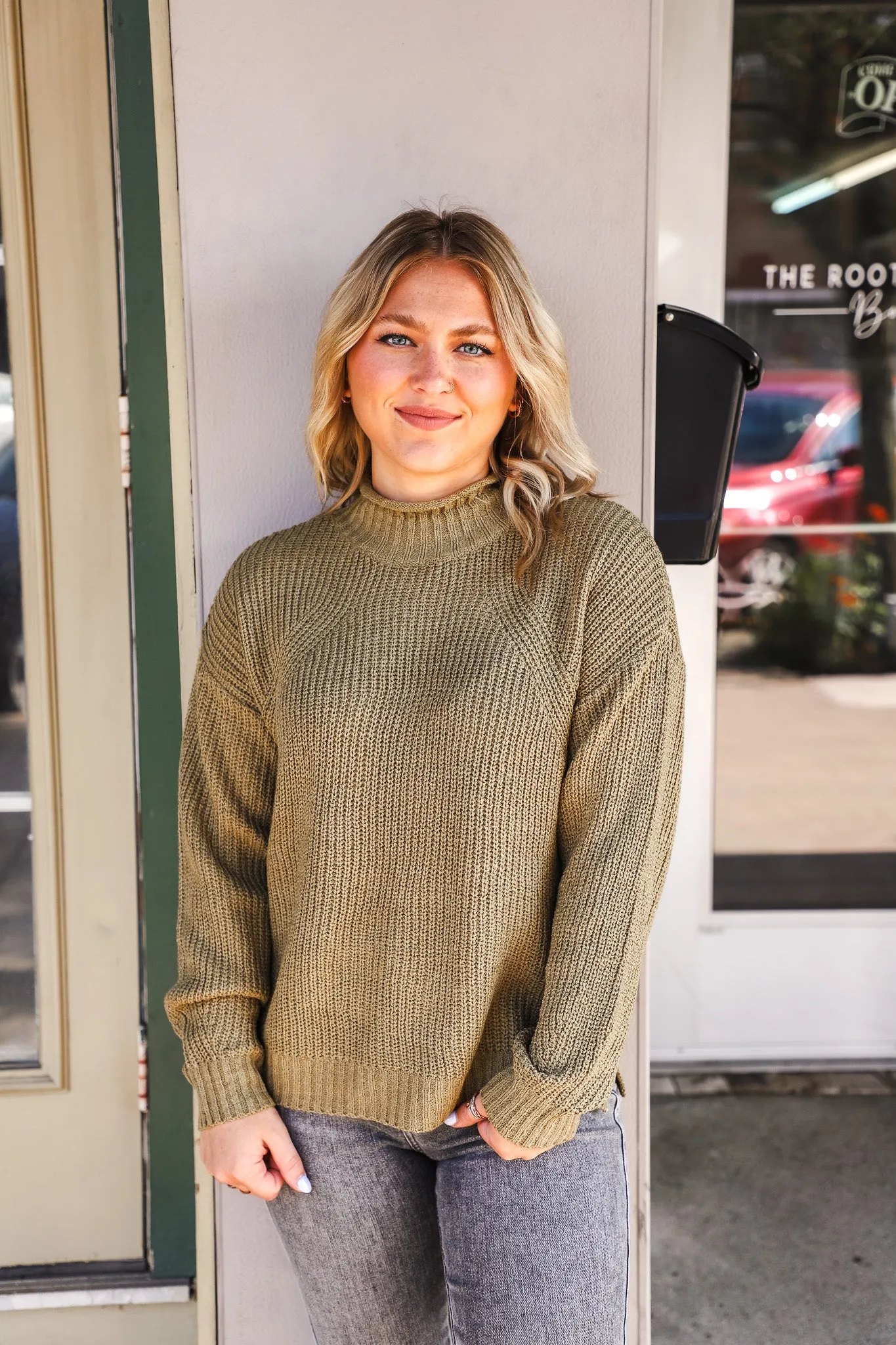 Chunky Mockneck Sweater