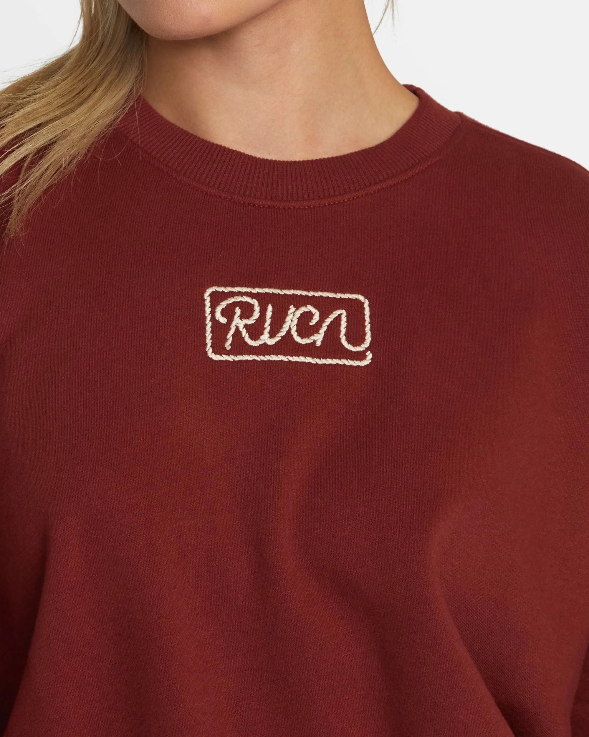 Court Crew Sweatshirt - Madder Brown