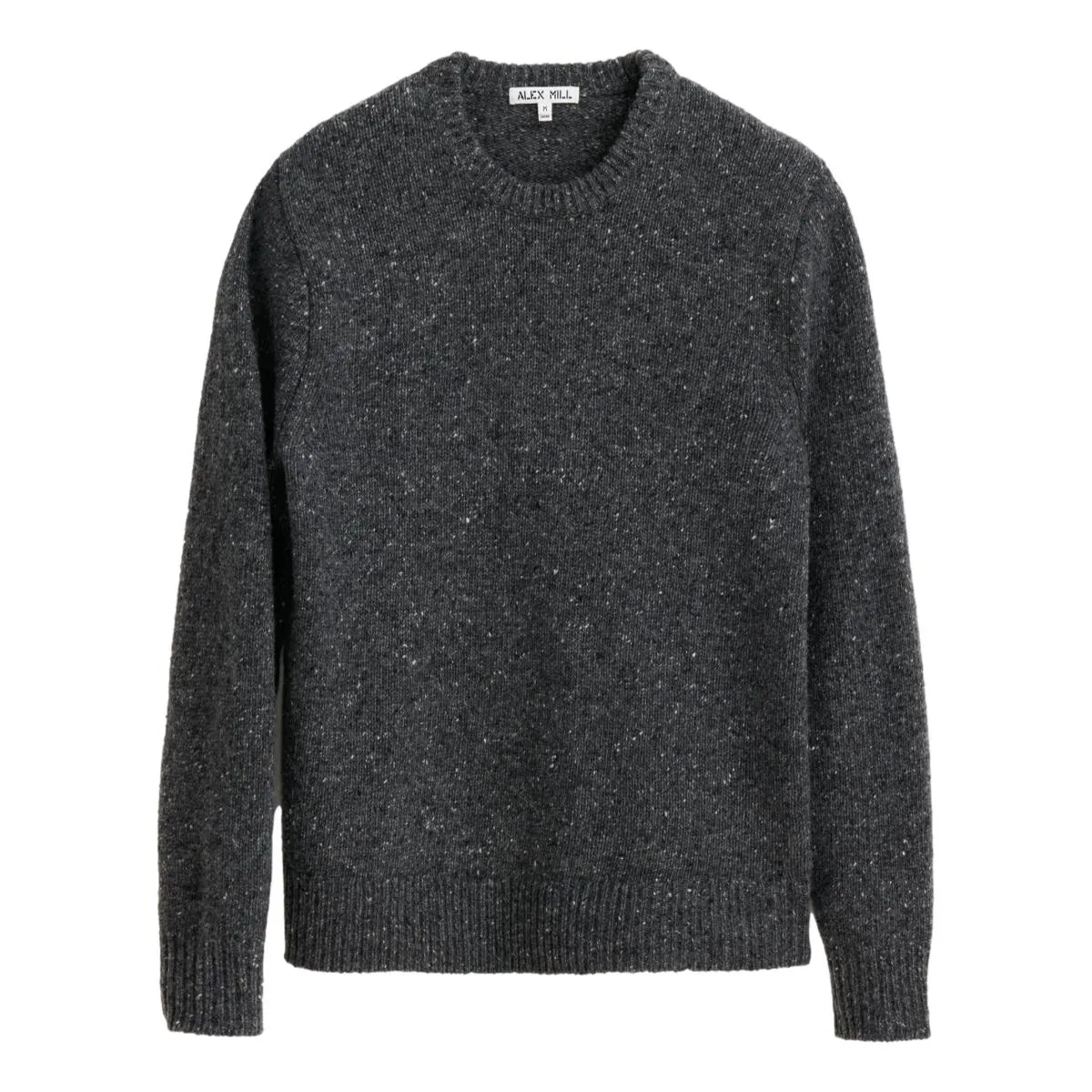 Donegal Crew Neck Sweater Charcoal