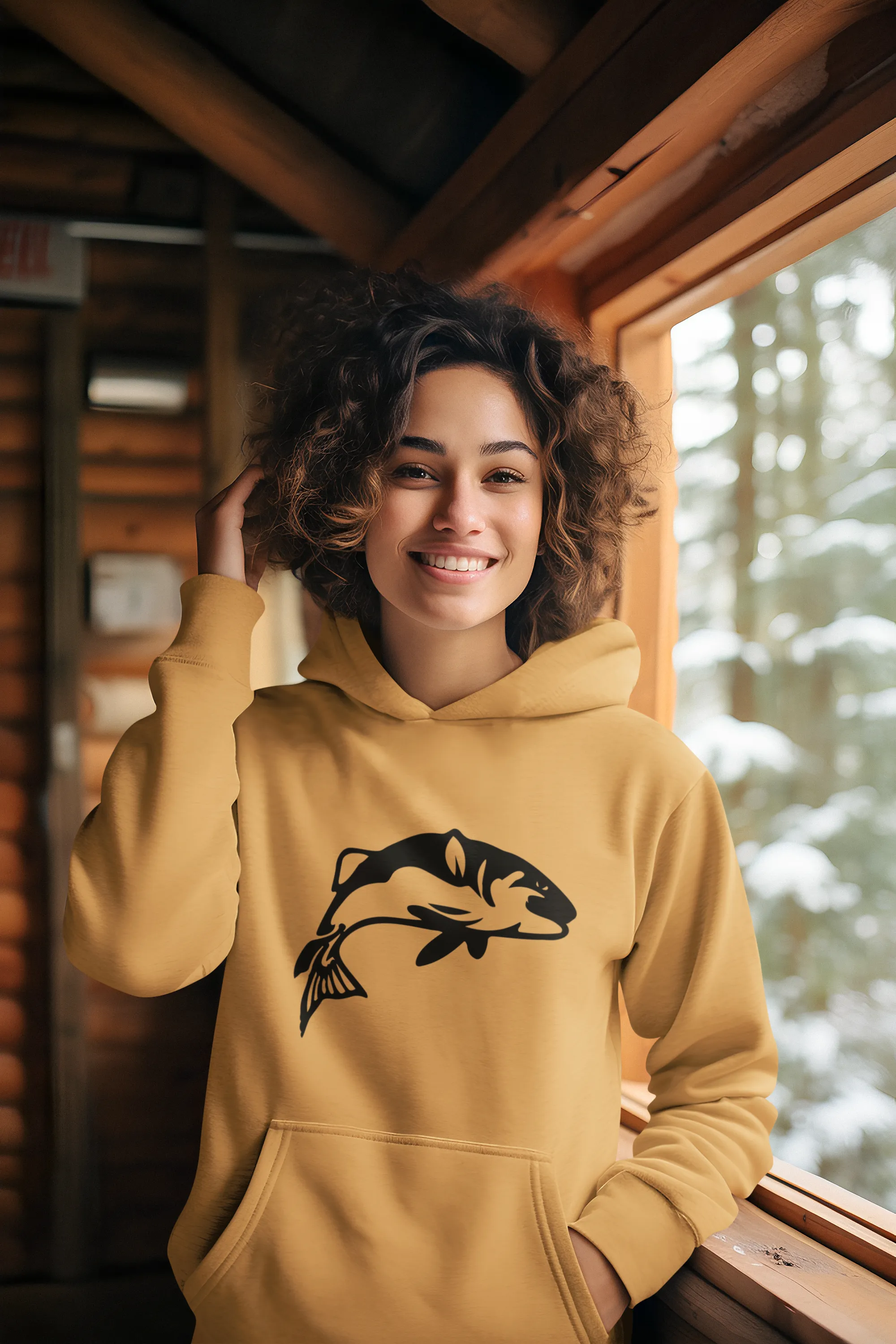 Fly Fishing Pullover Hoodie