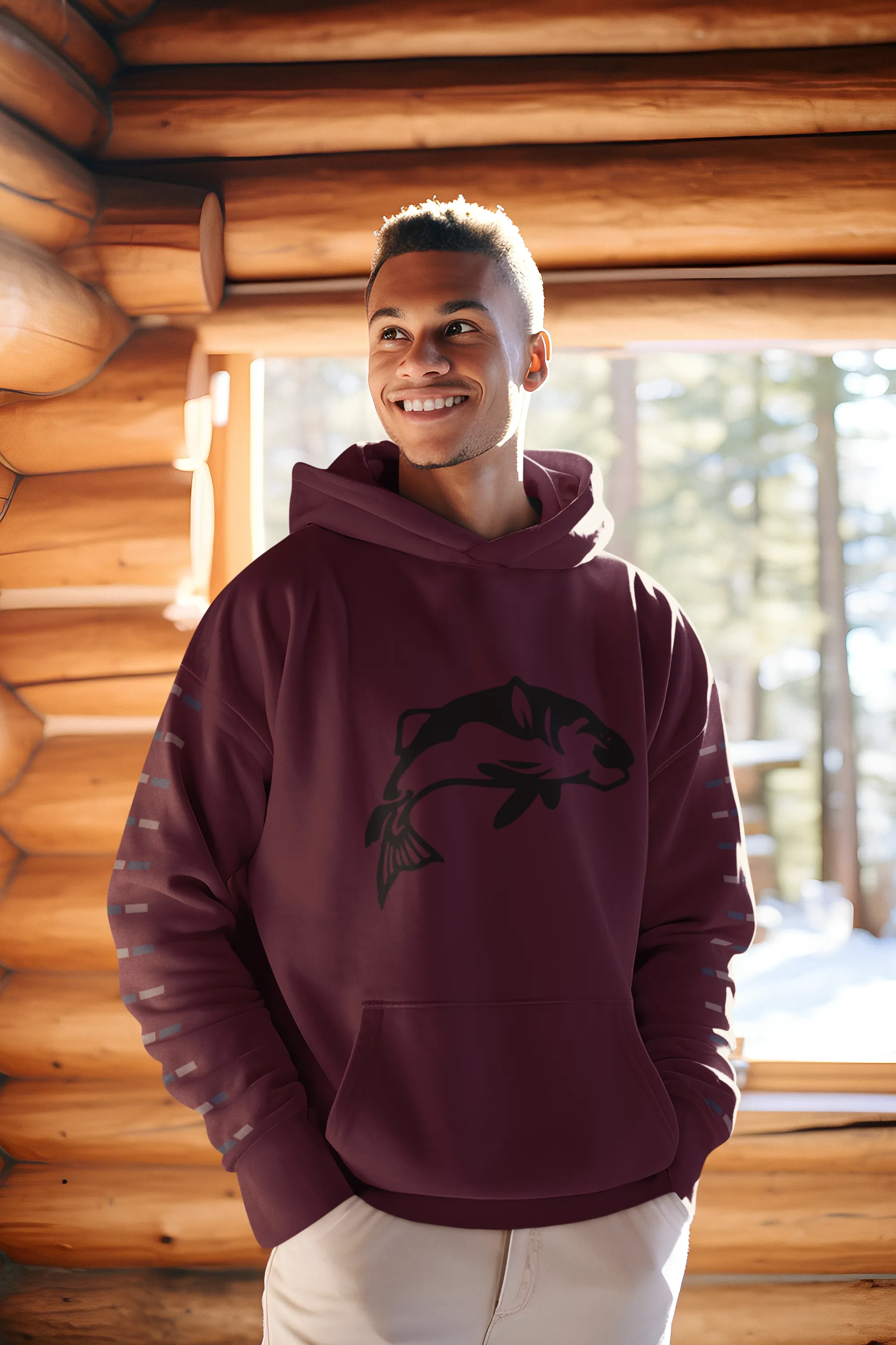 Fly Fishing Pullover Hoodie