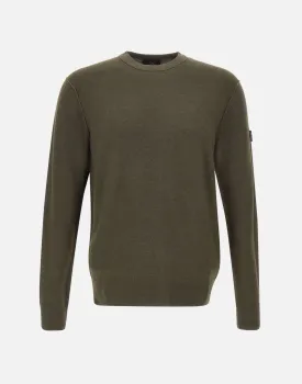 Forest Green Badra Men's Wool Sweater