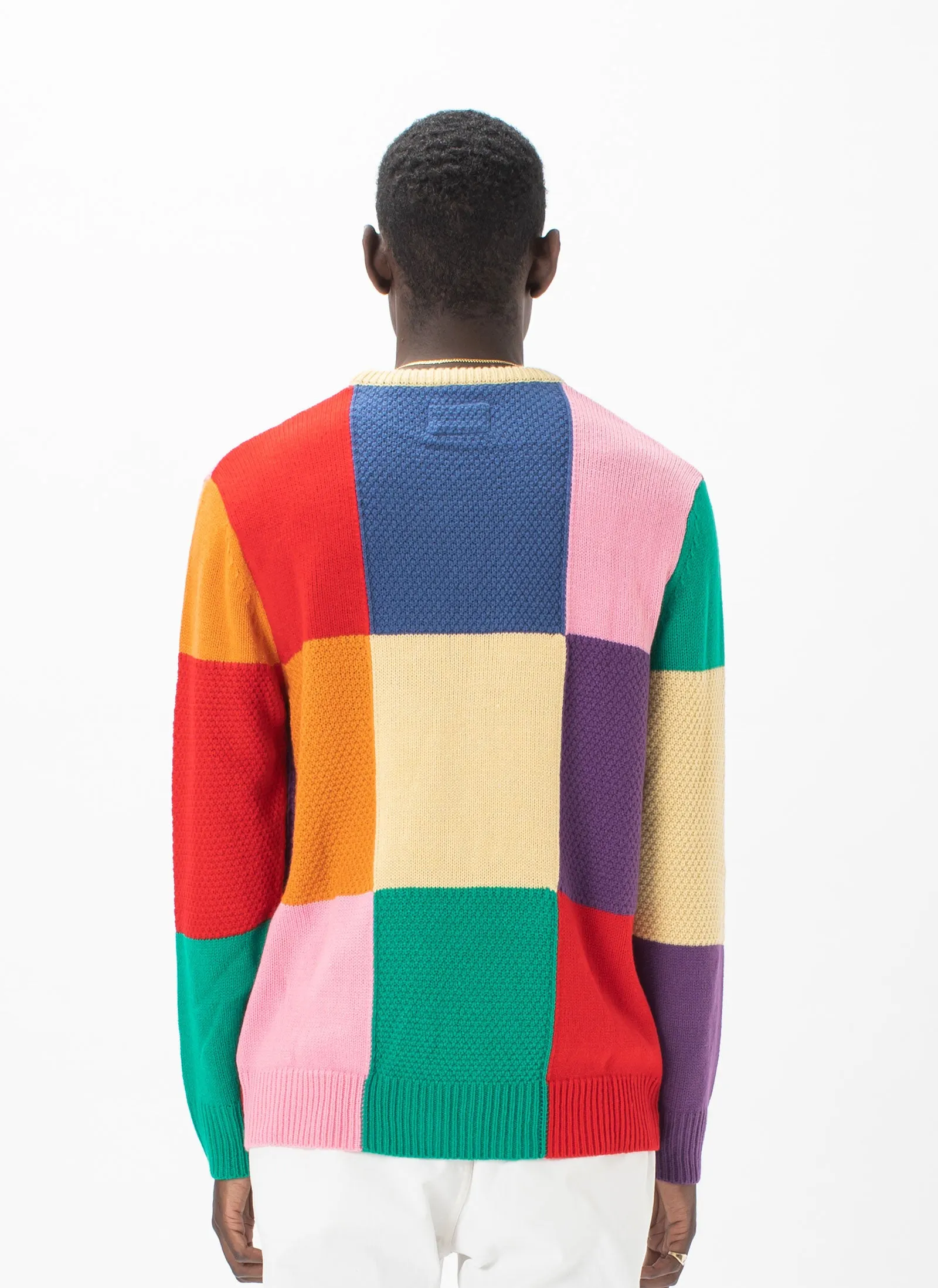 Gerald Knit Sweater Patchwork