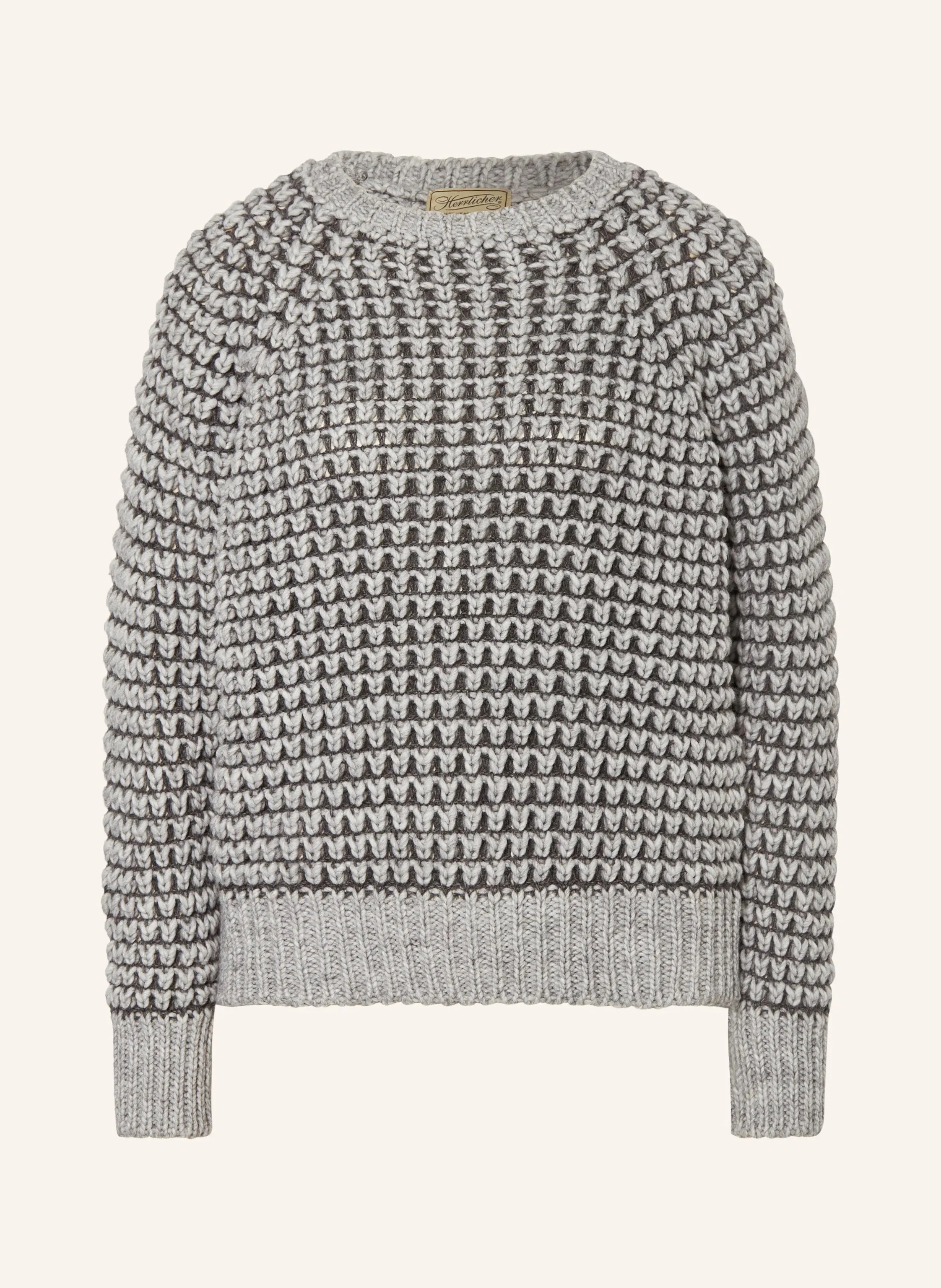 H Dark Grey & Light Grey Knitted Sweater