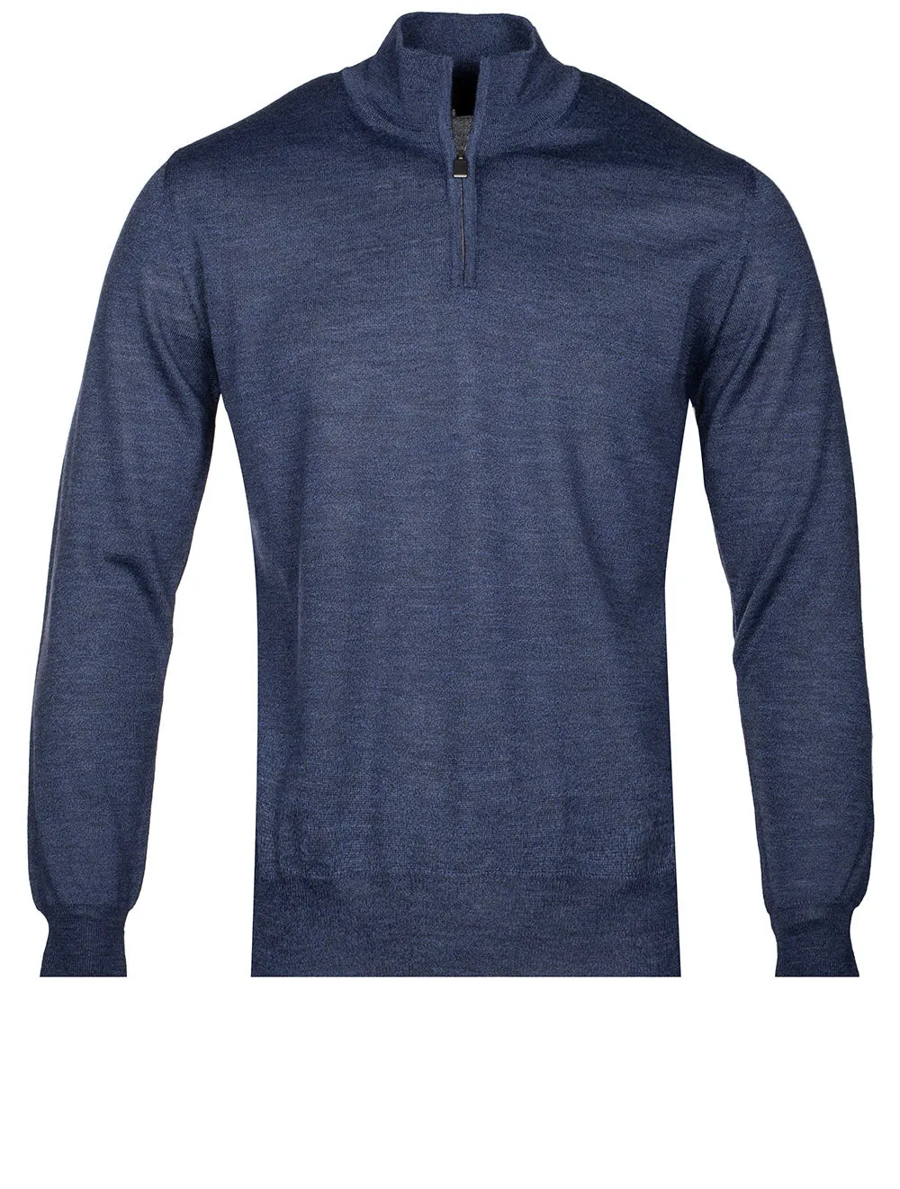 Half Zip Knitwear Blue