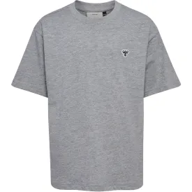 Hummel Grey Melange Loose T-Shirt S/S Bee