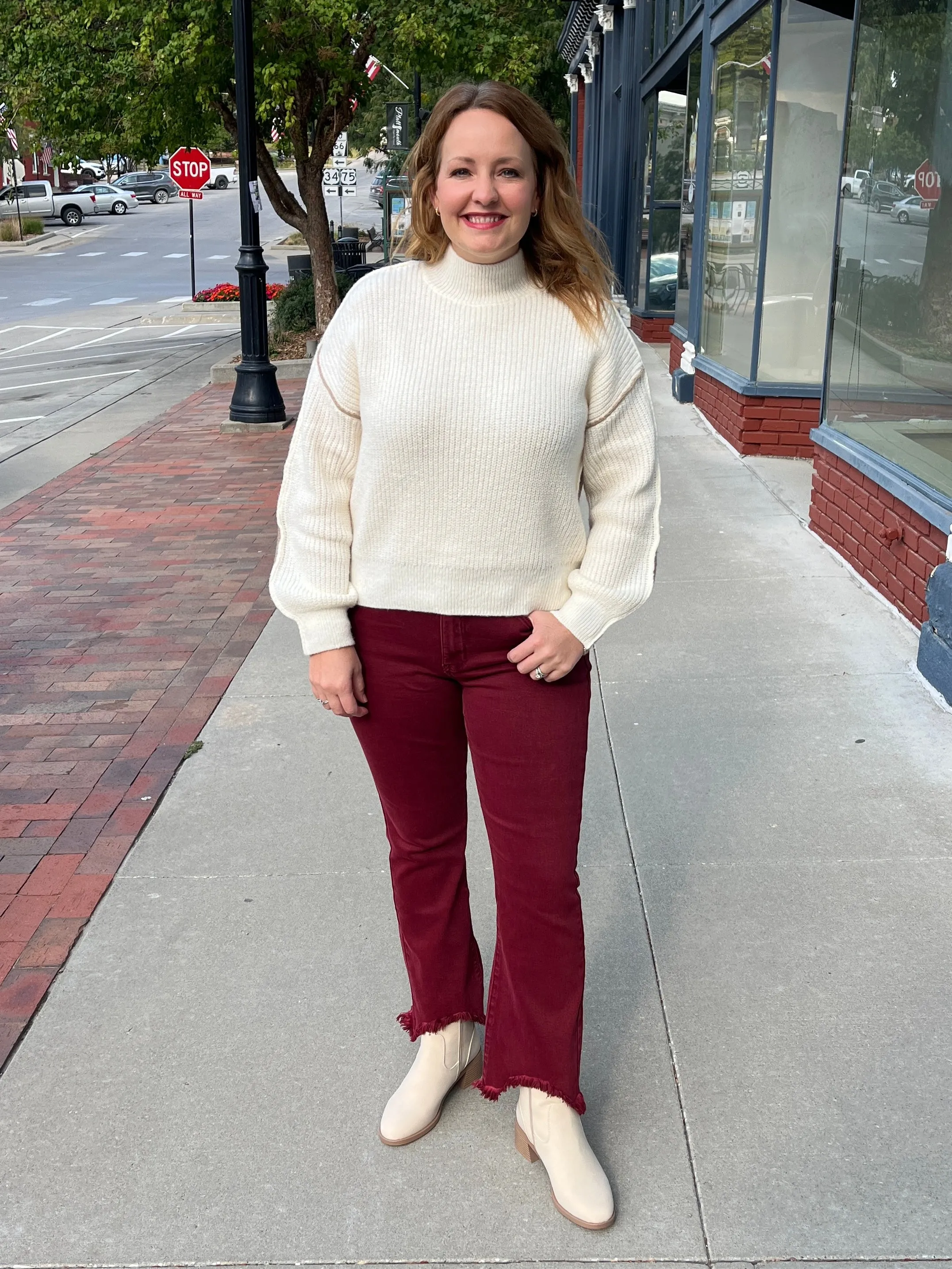 Ivory Beige Sweater