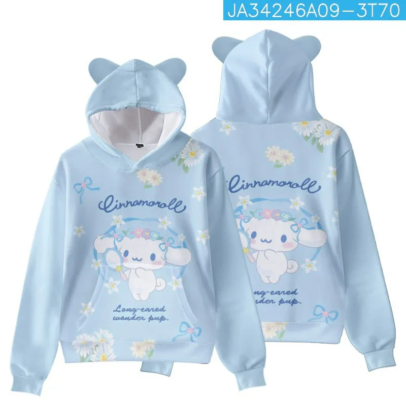 Kawaii Cinna Kids Hooded Sweater KI599