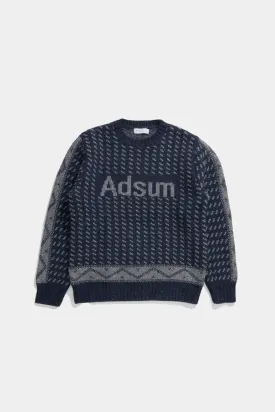 Logo Knit Crewneck