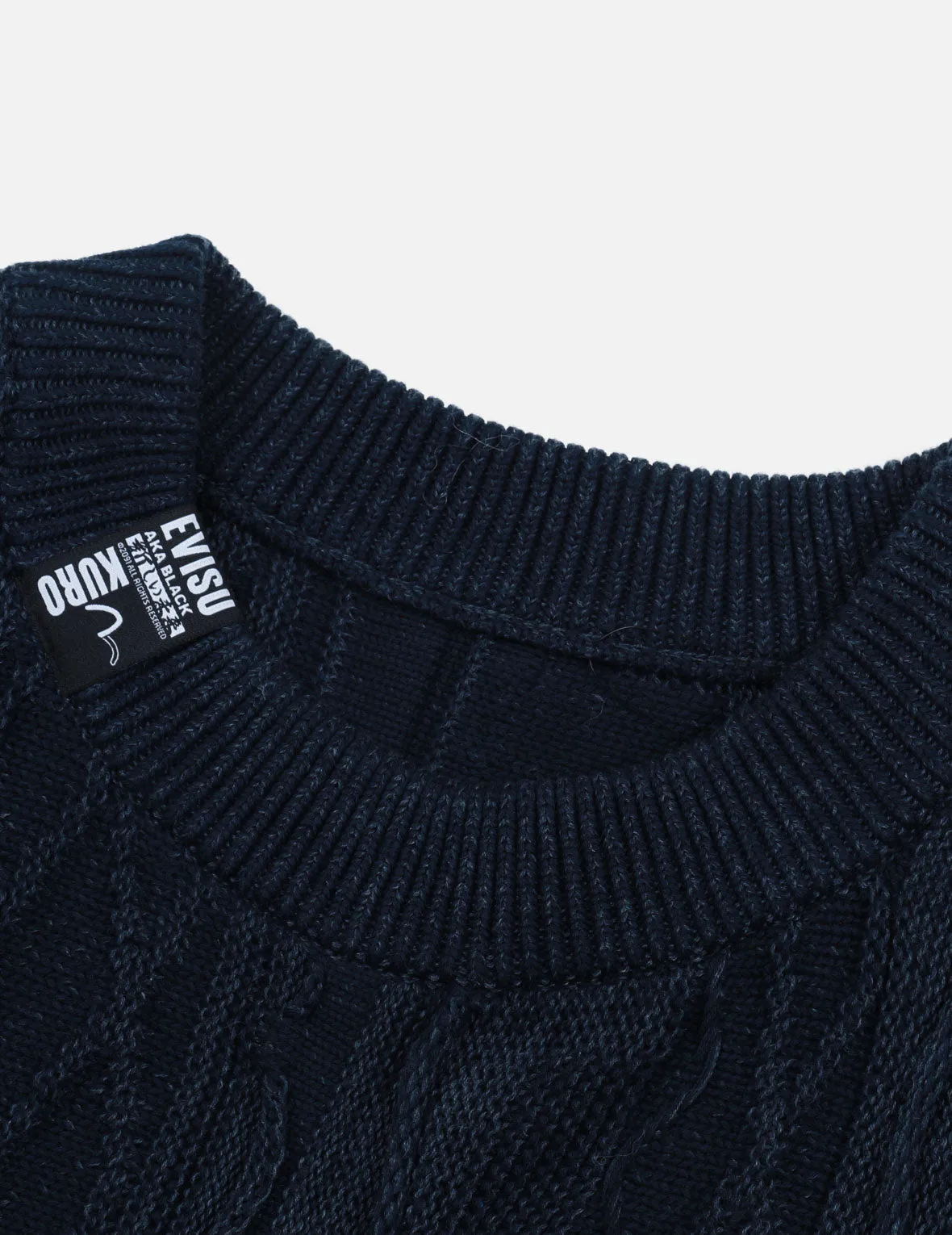 Logo Label Relax Fit Knit Sweater