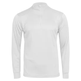 Men's Peach Skins Solid Zip-T - White