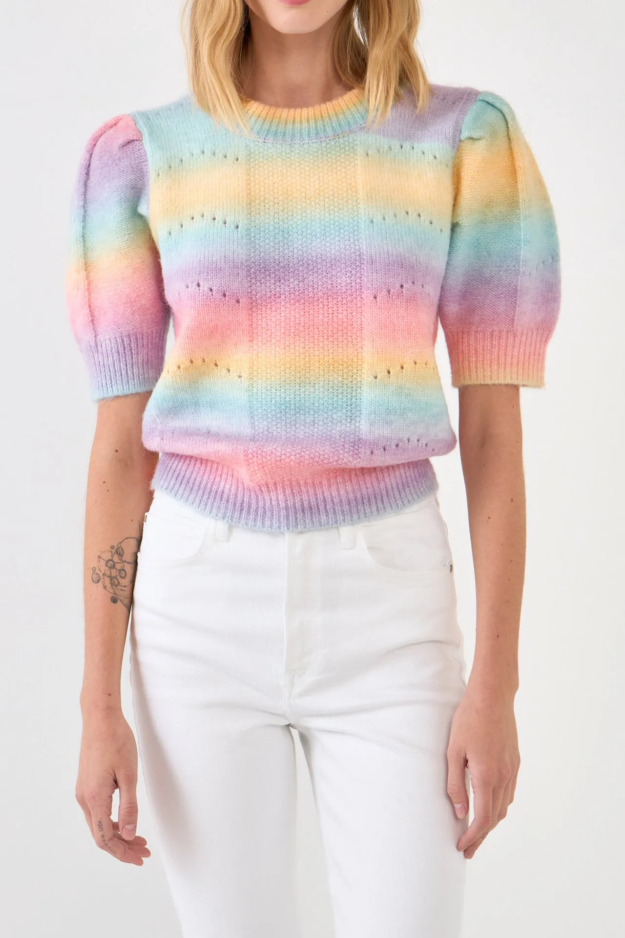 Multi Color Knit Top