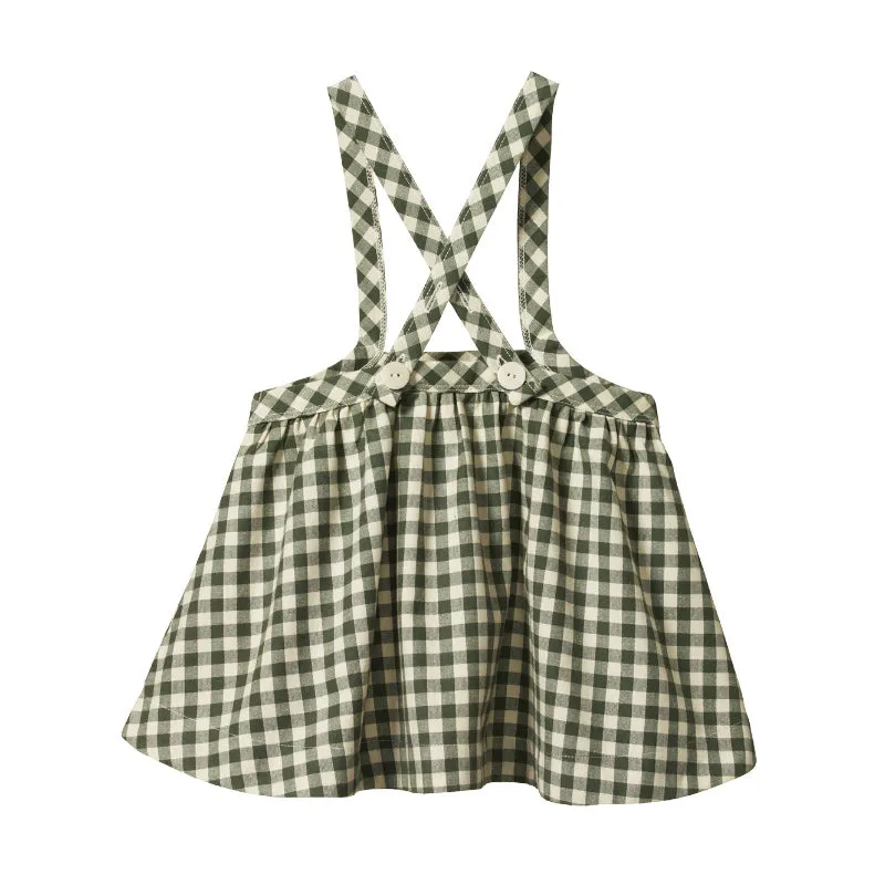 Nature Baby May Pinafore - Thyme Check