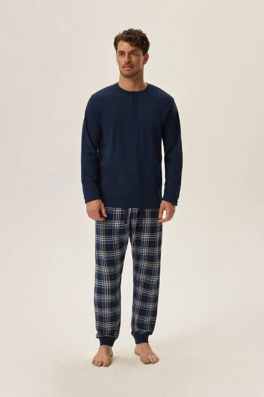 navy blue - Pyjama model 199745 Henderson