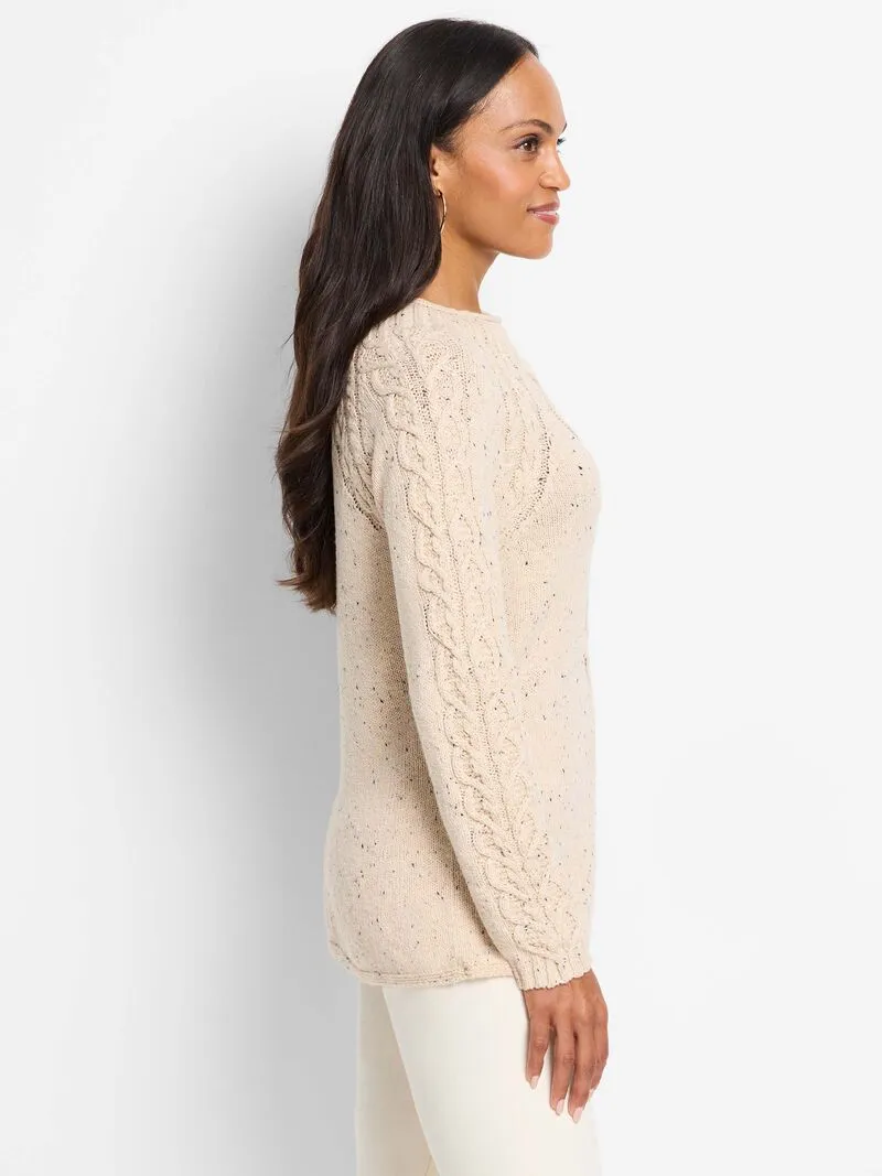 NIC ZOE F241142 Femme Cable Sweater