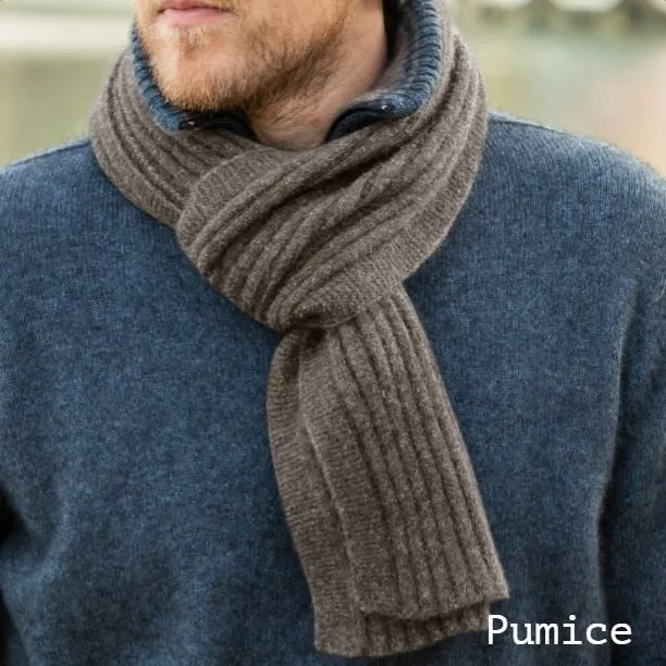 Noble Wilde Possum Merino Rib Scarf