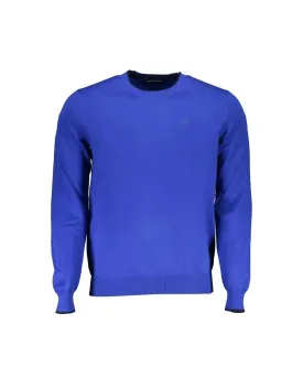 North Sails Men's Blue Cotton Sweater - S