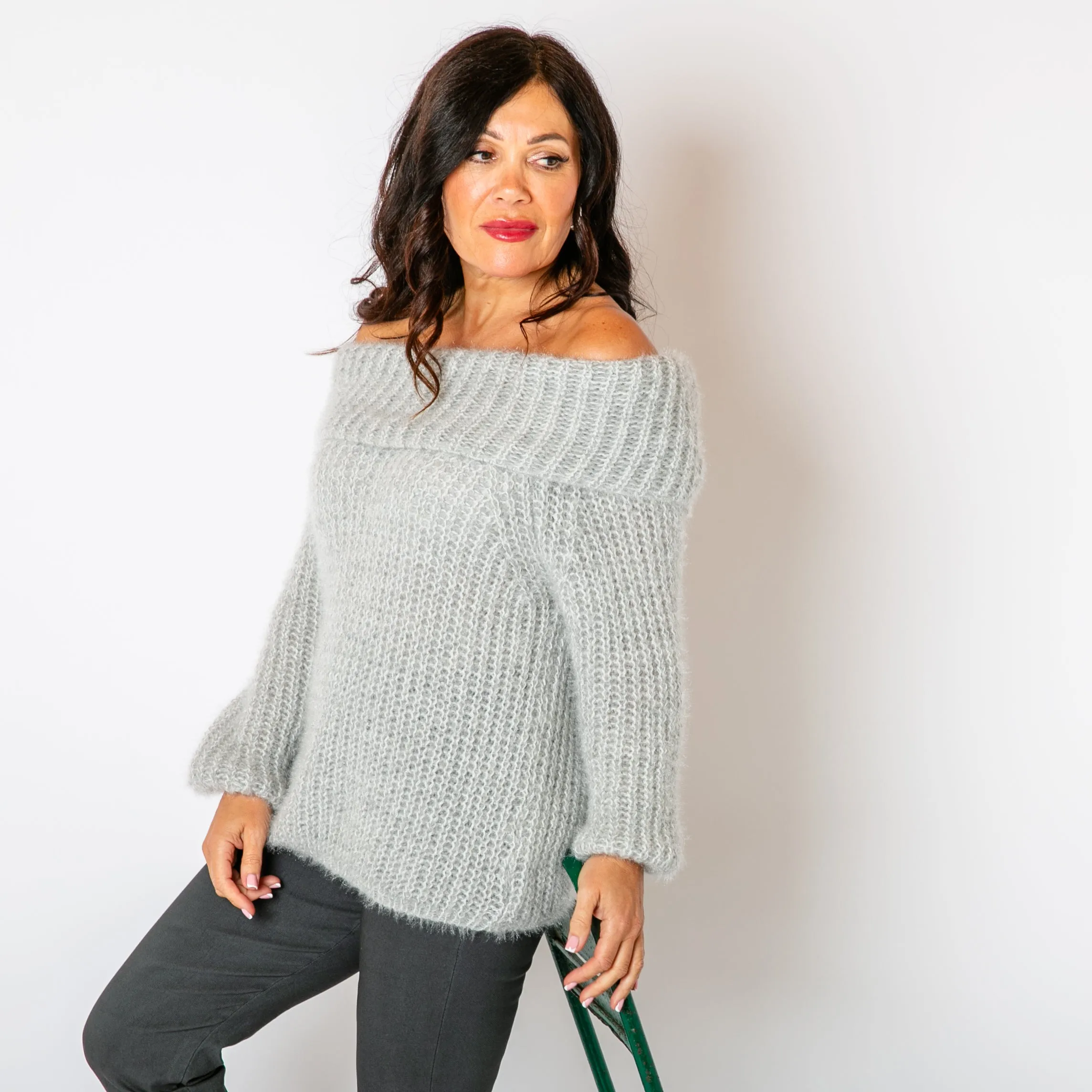 Off Shoulder Jumper