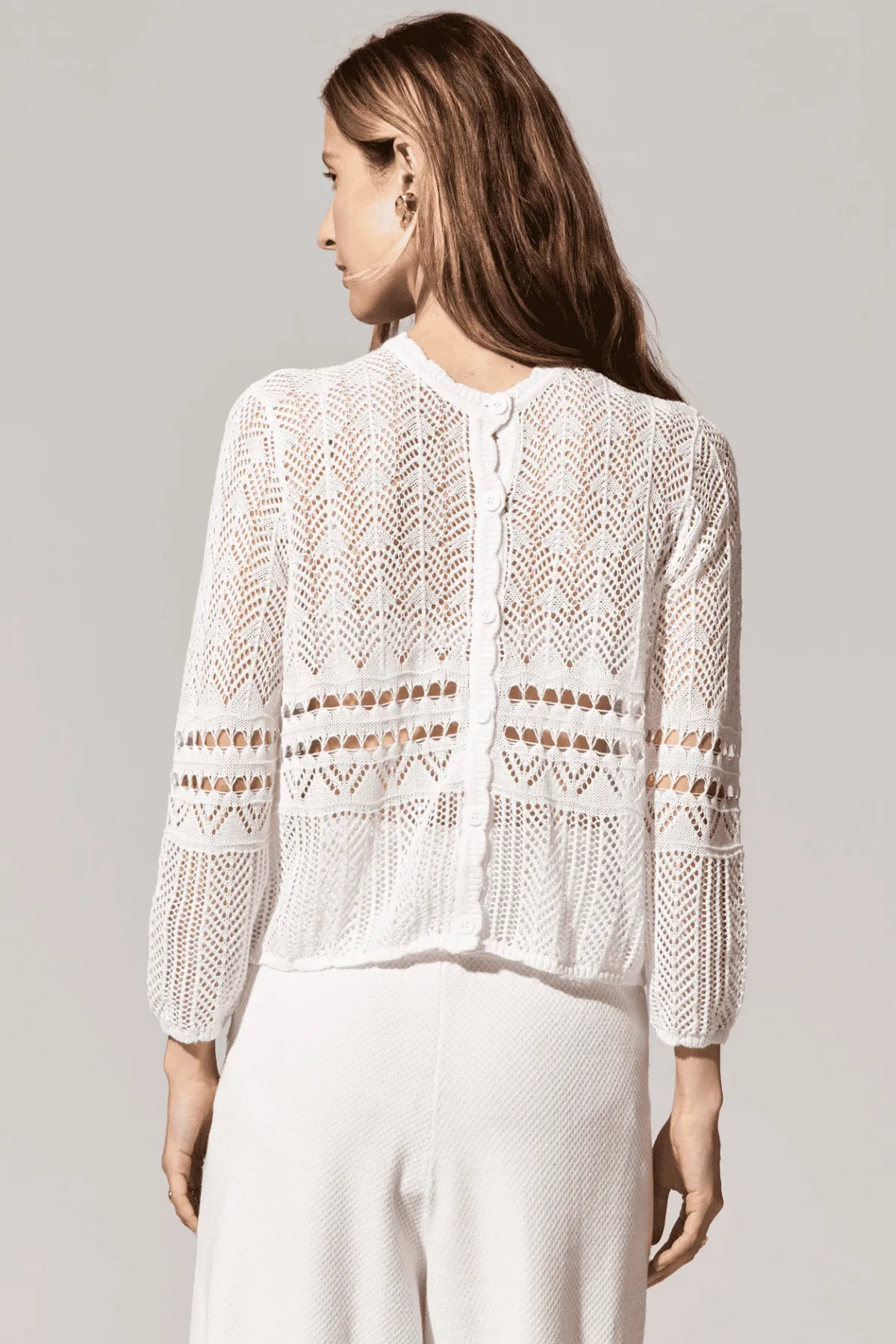 PACO CARDIGAN WHITE