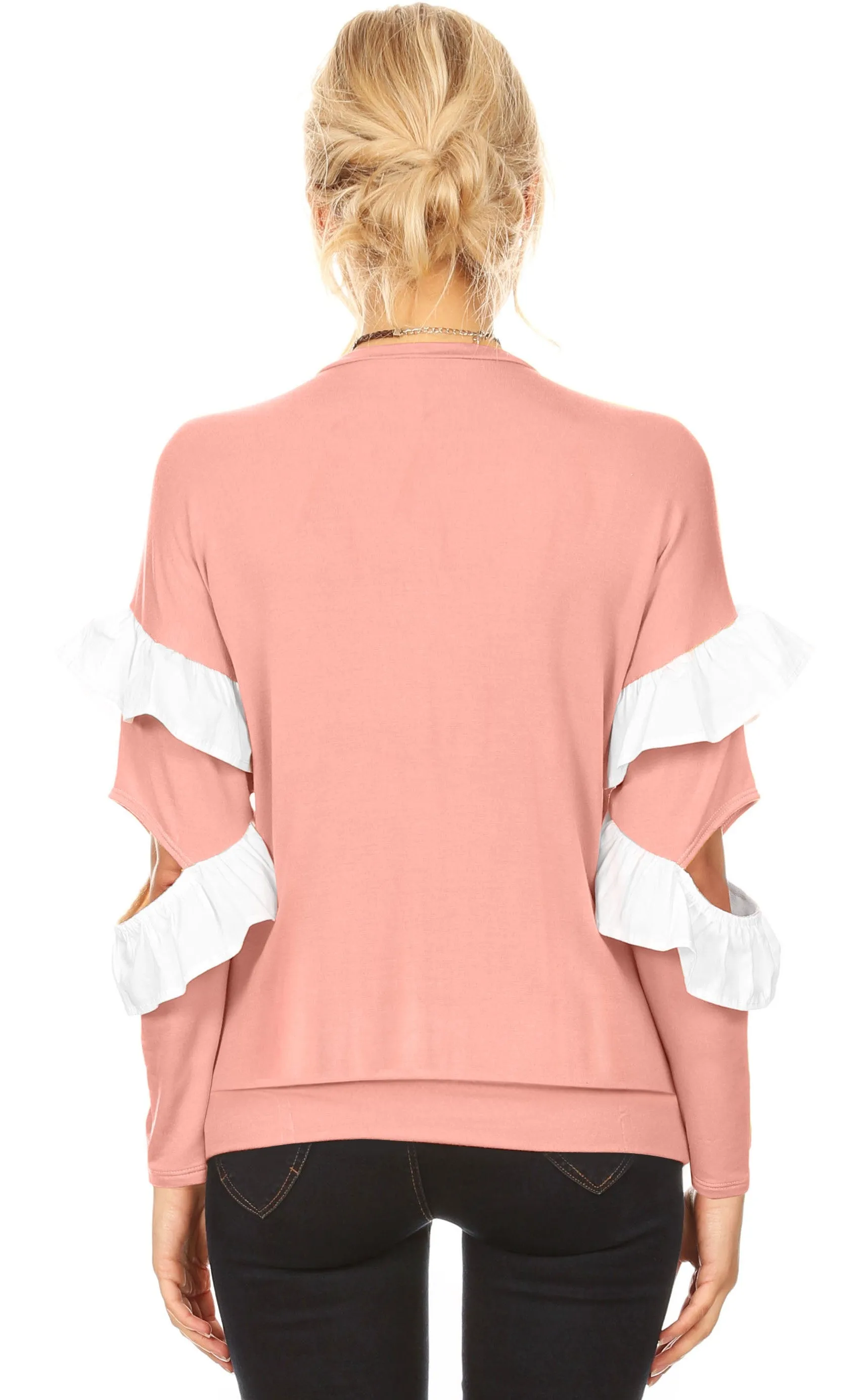 Ruffle Reality Pullover Top