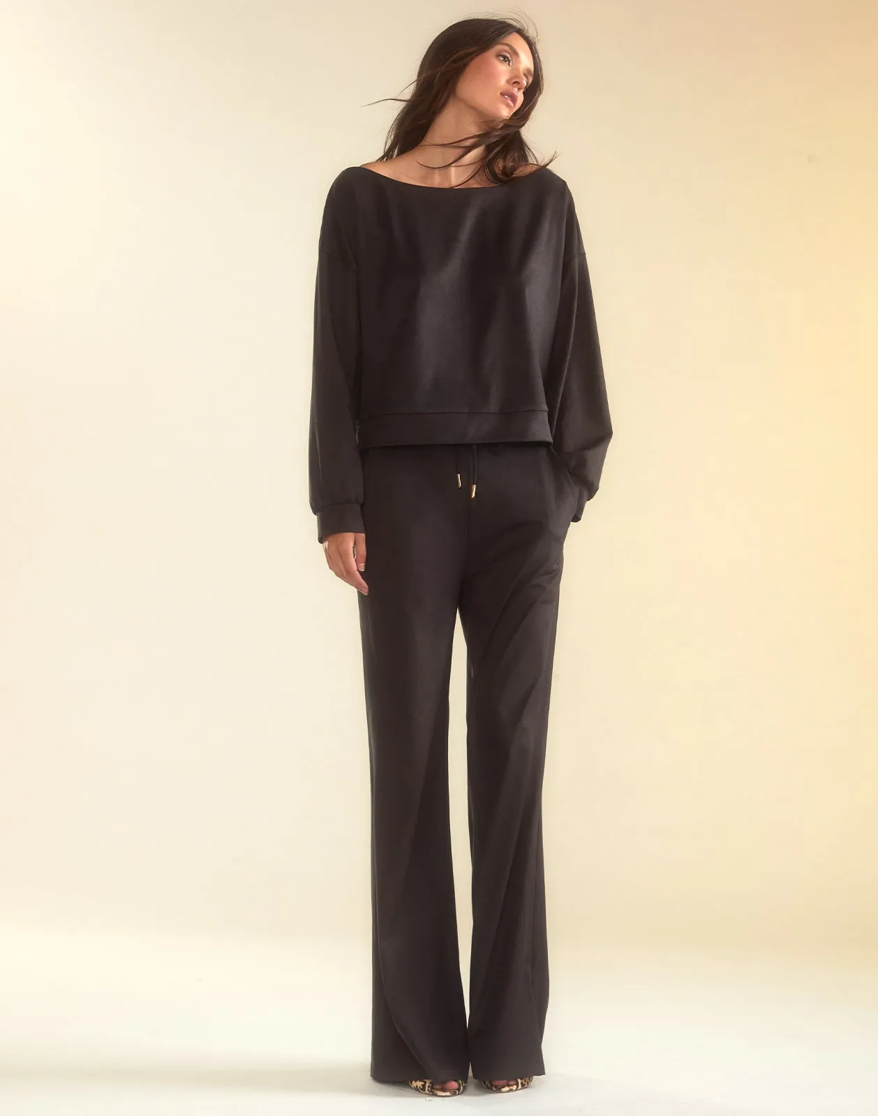 Sleek Ultrasuede Lounge Pant