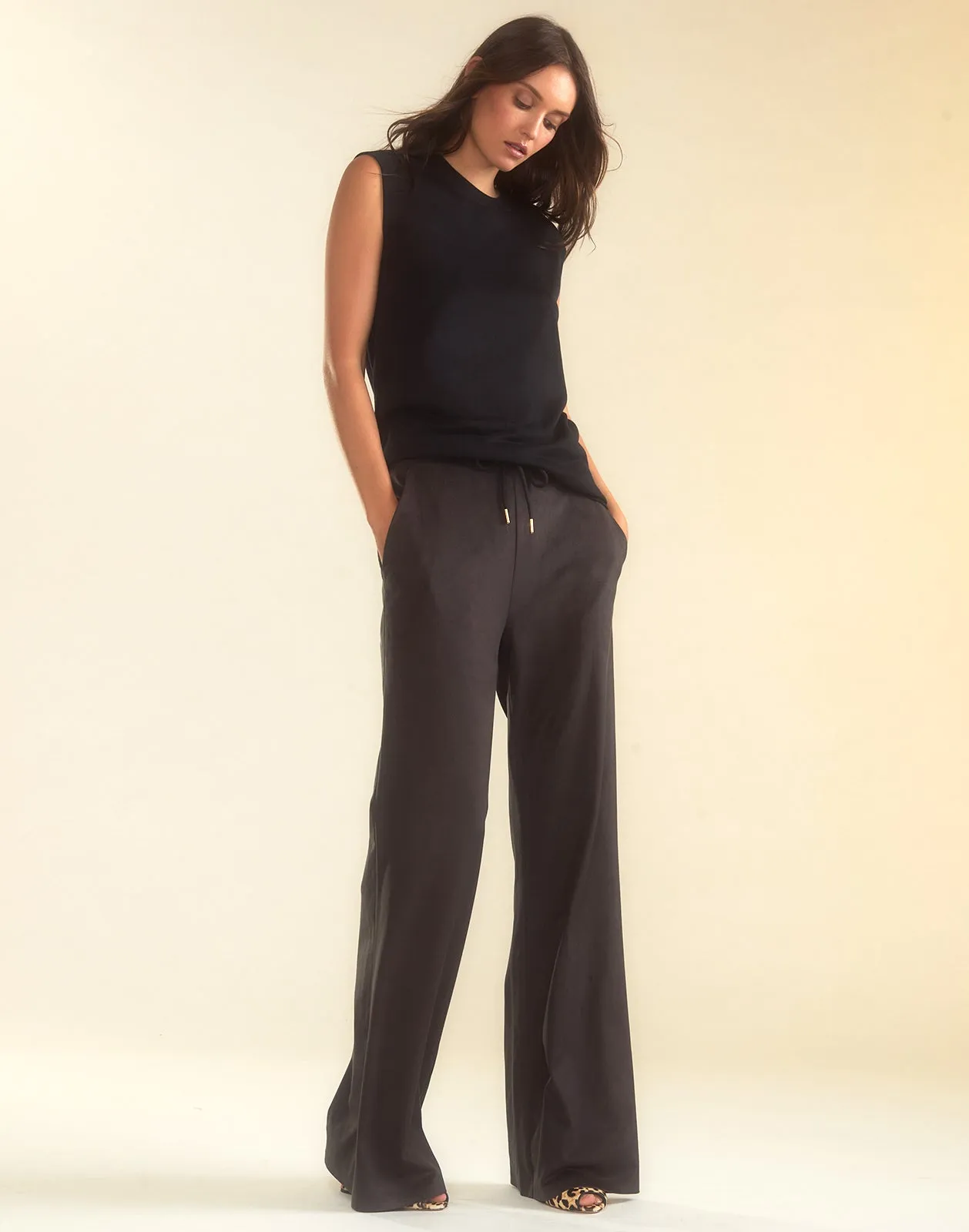 Sleek Ultrasuede Lounge Pant