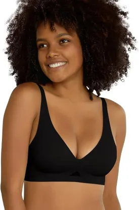 Smooth Comfortable Breathable Mesh Cool Feeling Wireless Bra Black