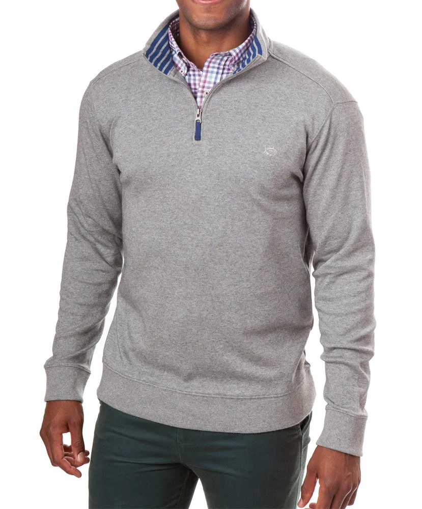 Southern Tide - Lightweight Skipjack 1/4 Zip Pullover Heathered