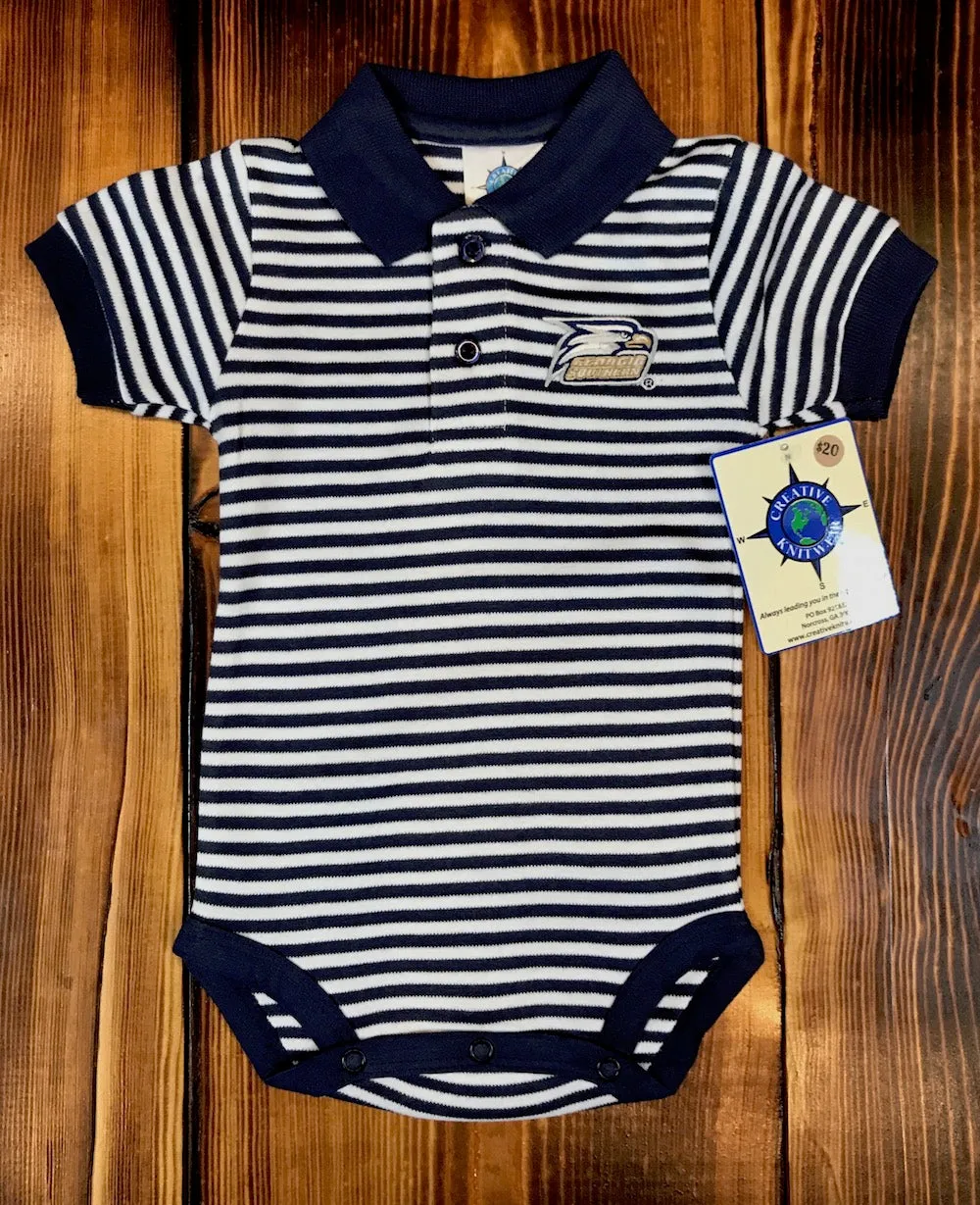 Stripe Polo Bodysuit