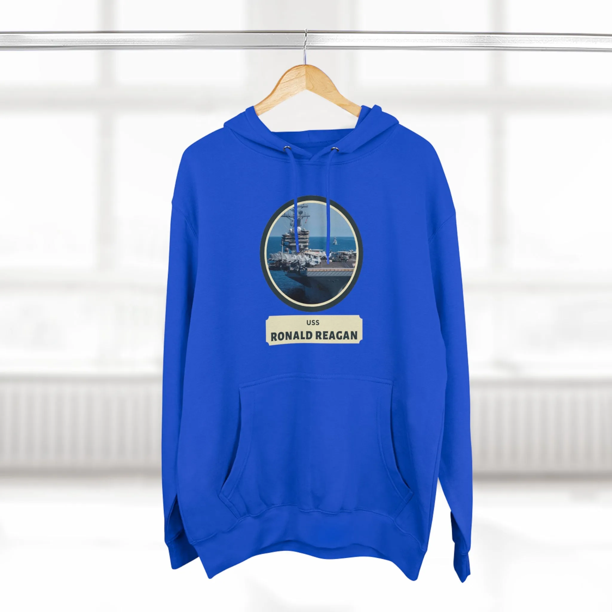 USS ronald reagan United States Ships POD Unisex Premium Pullover Hoodie