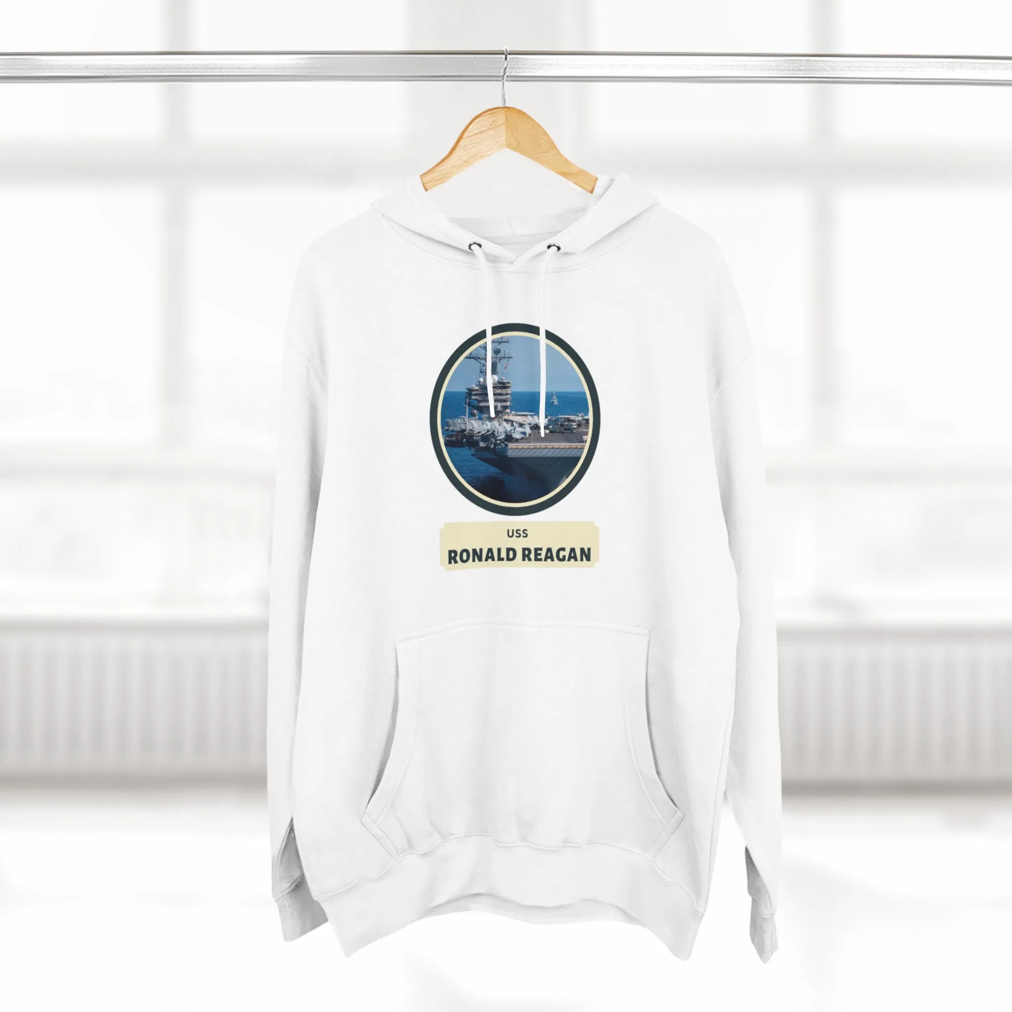 USS ronald reagan United States Ships POD Unisex Premium Pullover Hoodie