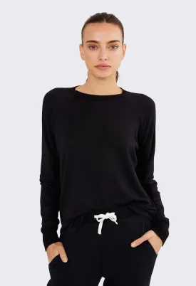 Warm Up Pullover, Black