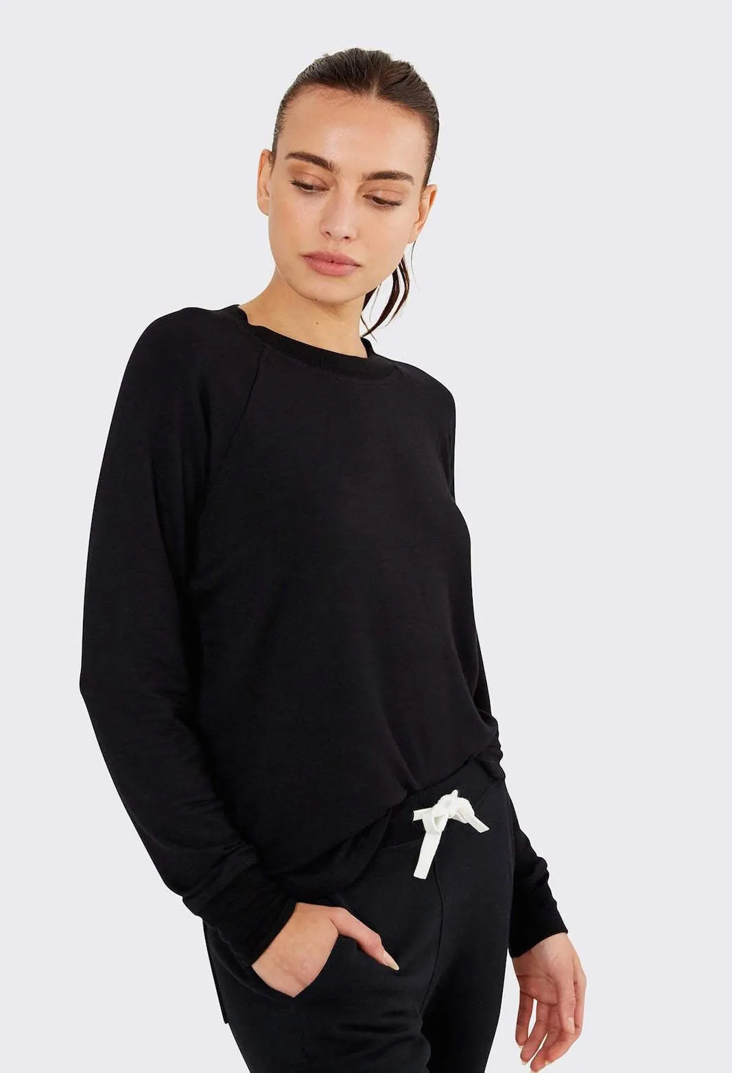 Warm Up Pullover, Black