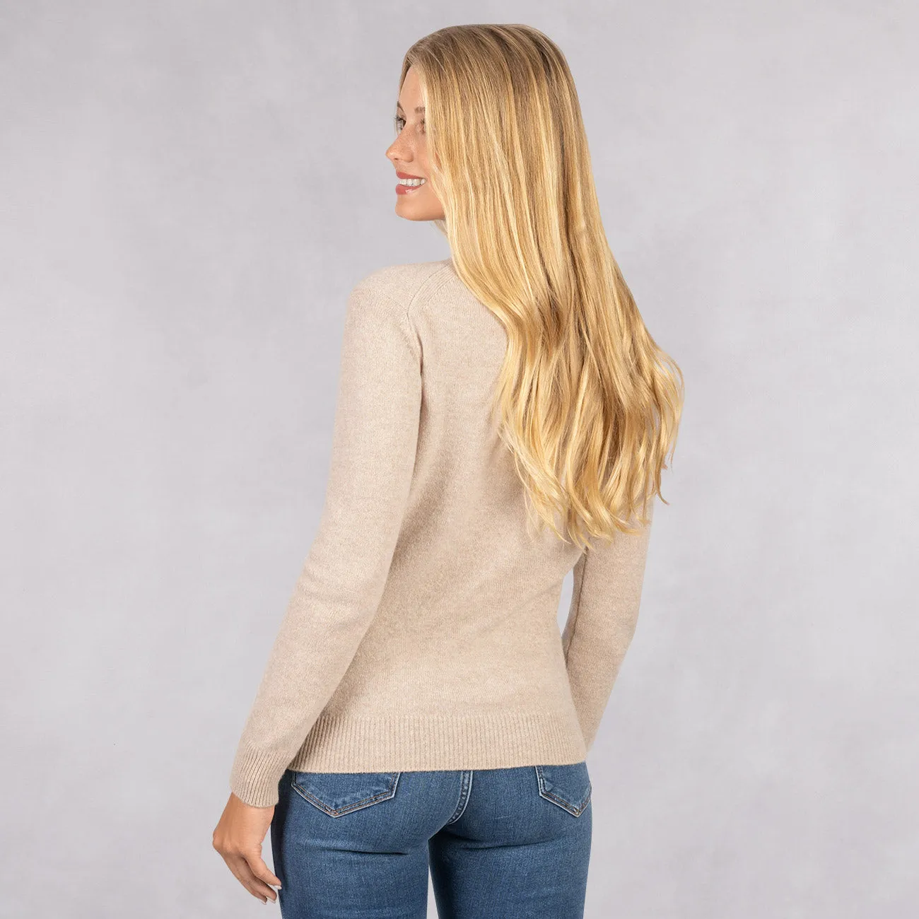 Wool Pullover Round Neck Women