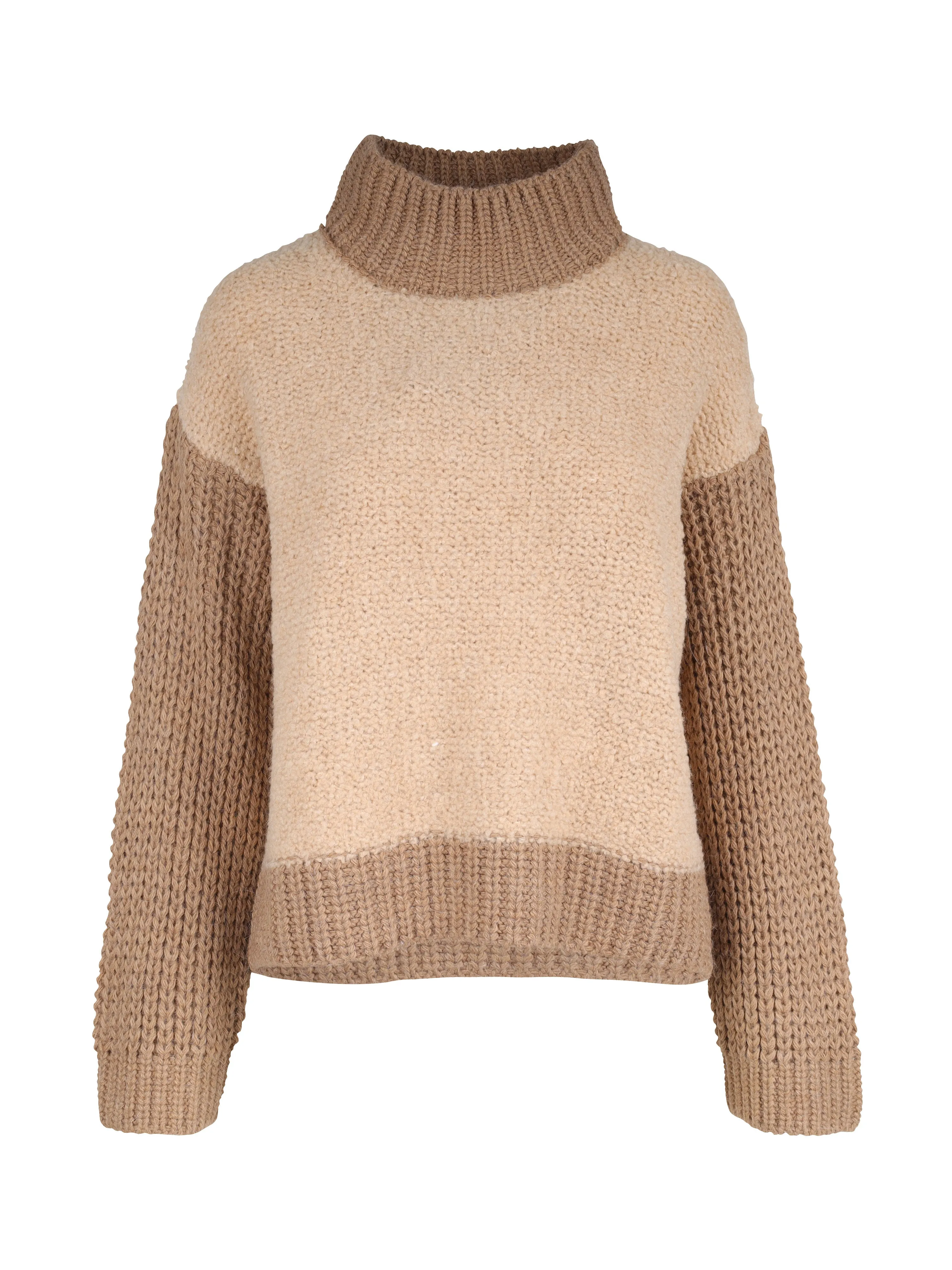 XELA knit sweater - Elm wood